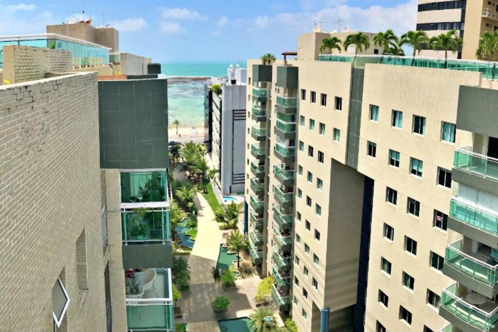 Apts Jtr Com Varanda I Piscina Na Cobertura I 1Min Da Praia มาเซโอ ภายนอก รูปภาพ