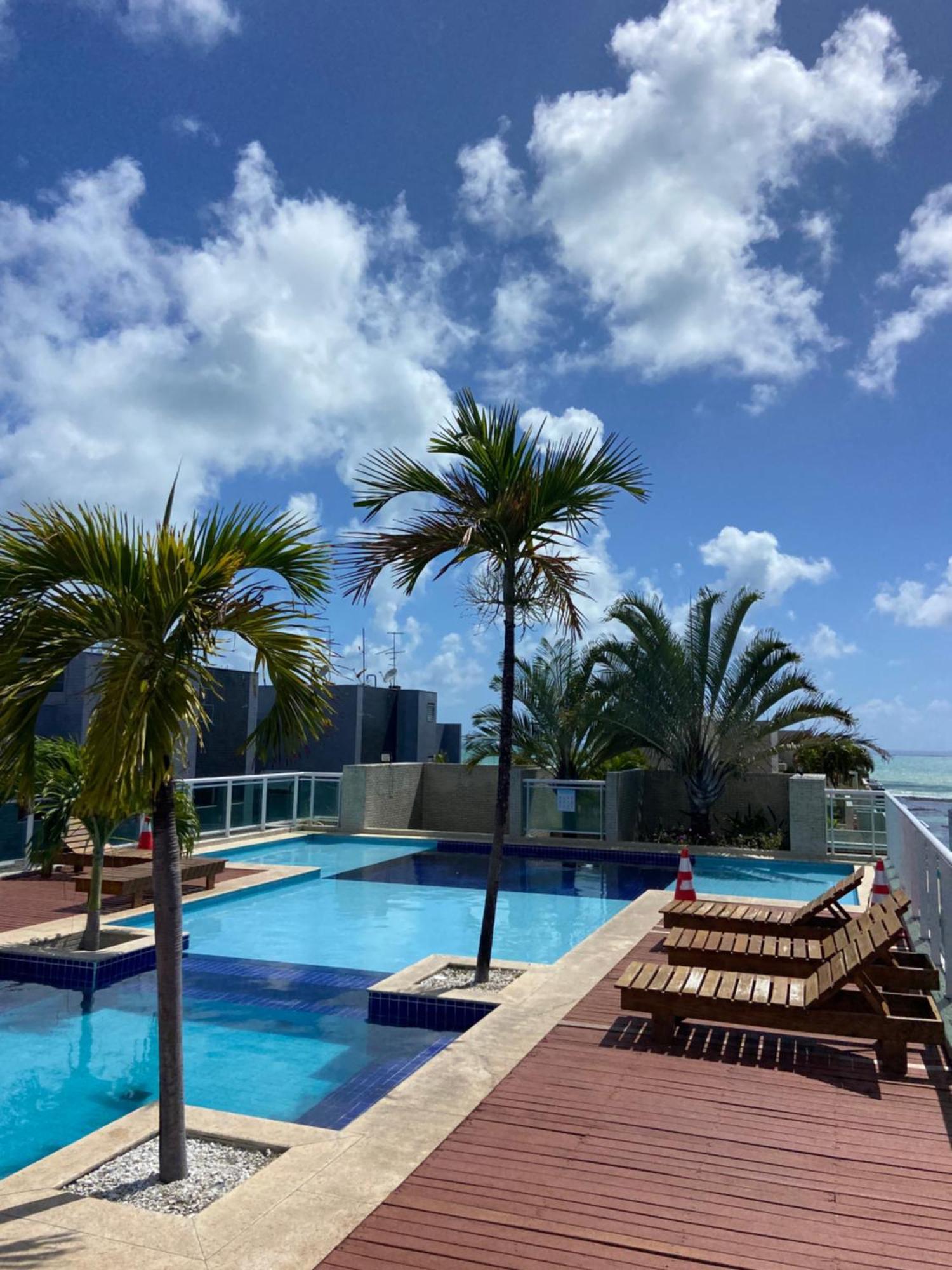 Apts Jtr Com Varanda I Piscina Na Cobertura I 1Min Da Praia มาเซโอ ภายนอก รูปภาพ